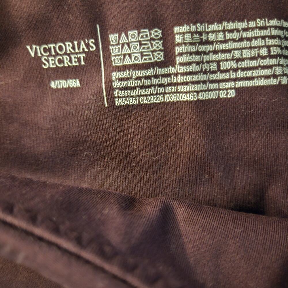 Victoria's Secret Leggings Size 4/170/66A Deep Purple Active Athletic - Picture 5 of 6